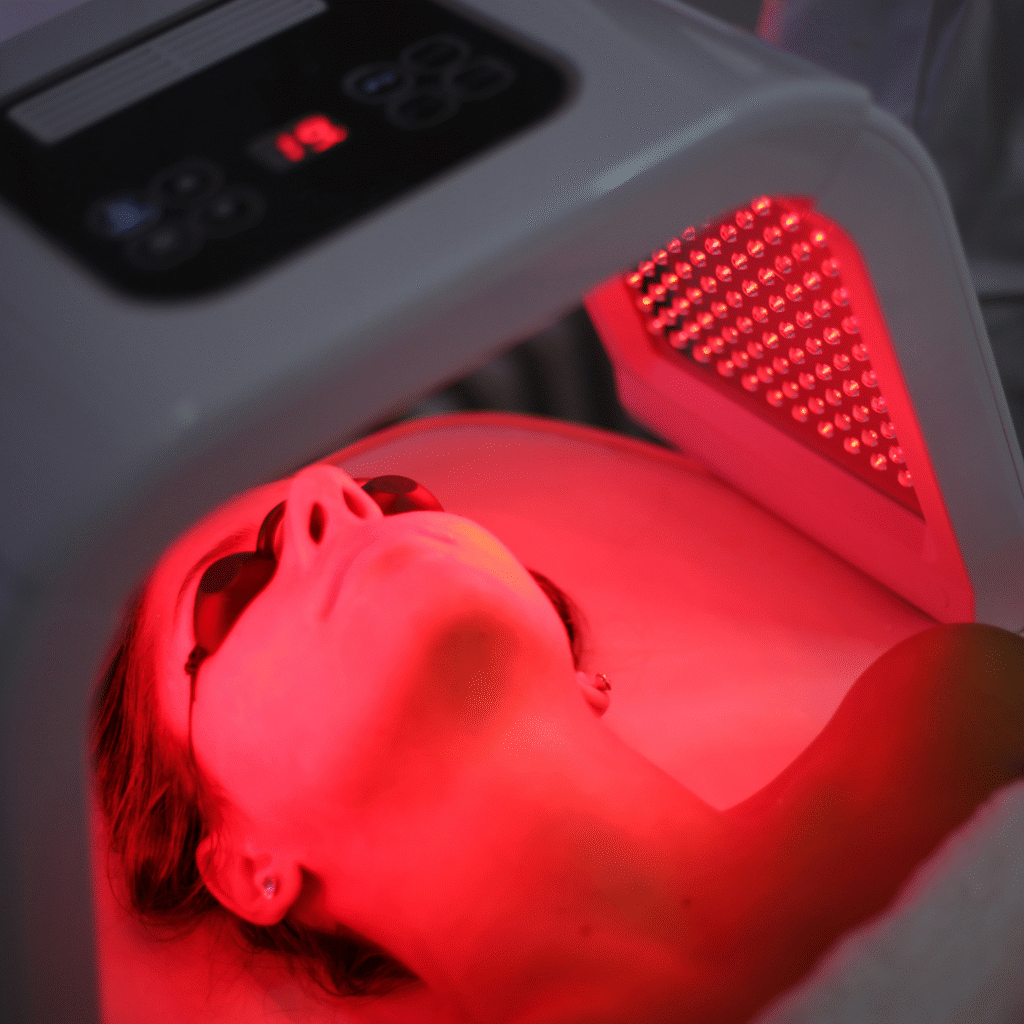Deep Cell Lightwave Therapy at Facial SPA in Hummelstown for collagen boost and skin rejuvenation.
