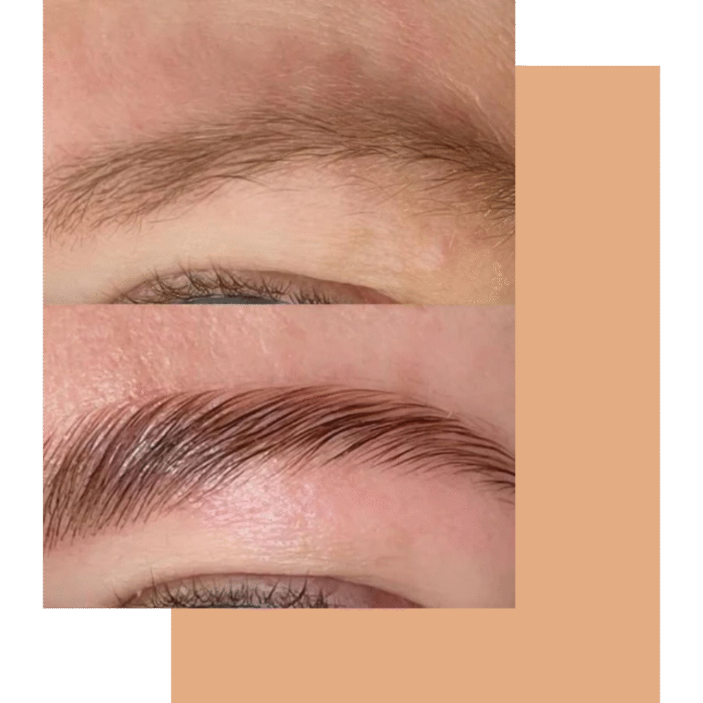 Brow lamination at Pelle Sana Facial Spa in Hummelstown for fuller, polished, and uniform brows.